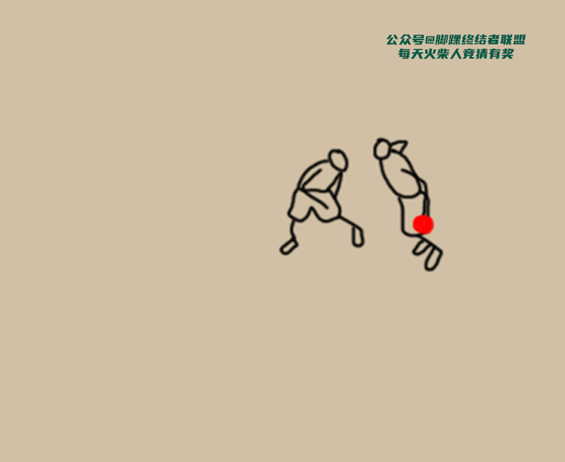 猜火柴人，双背后运球晃倒对手，他是谁？ 