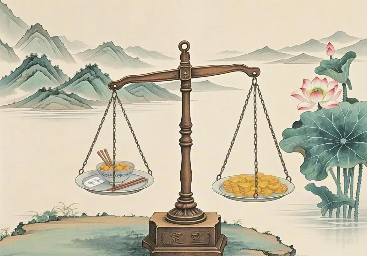 人一生，吃多少饭，赚多少钱，享多少福，似乎都有定数。

有人一生奔波，却总能饭来