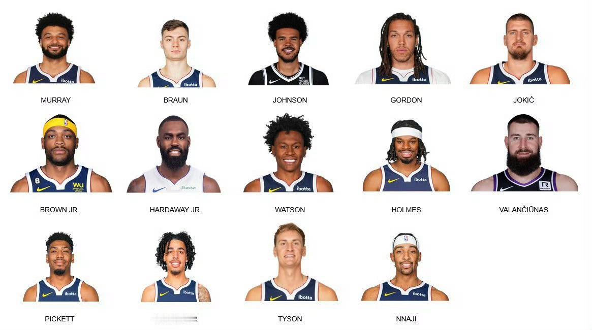 掘金新赛季轮换！nba休赛期 ​​​