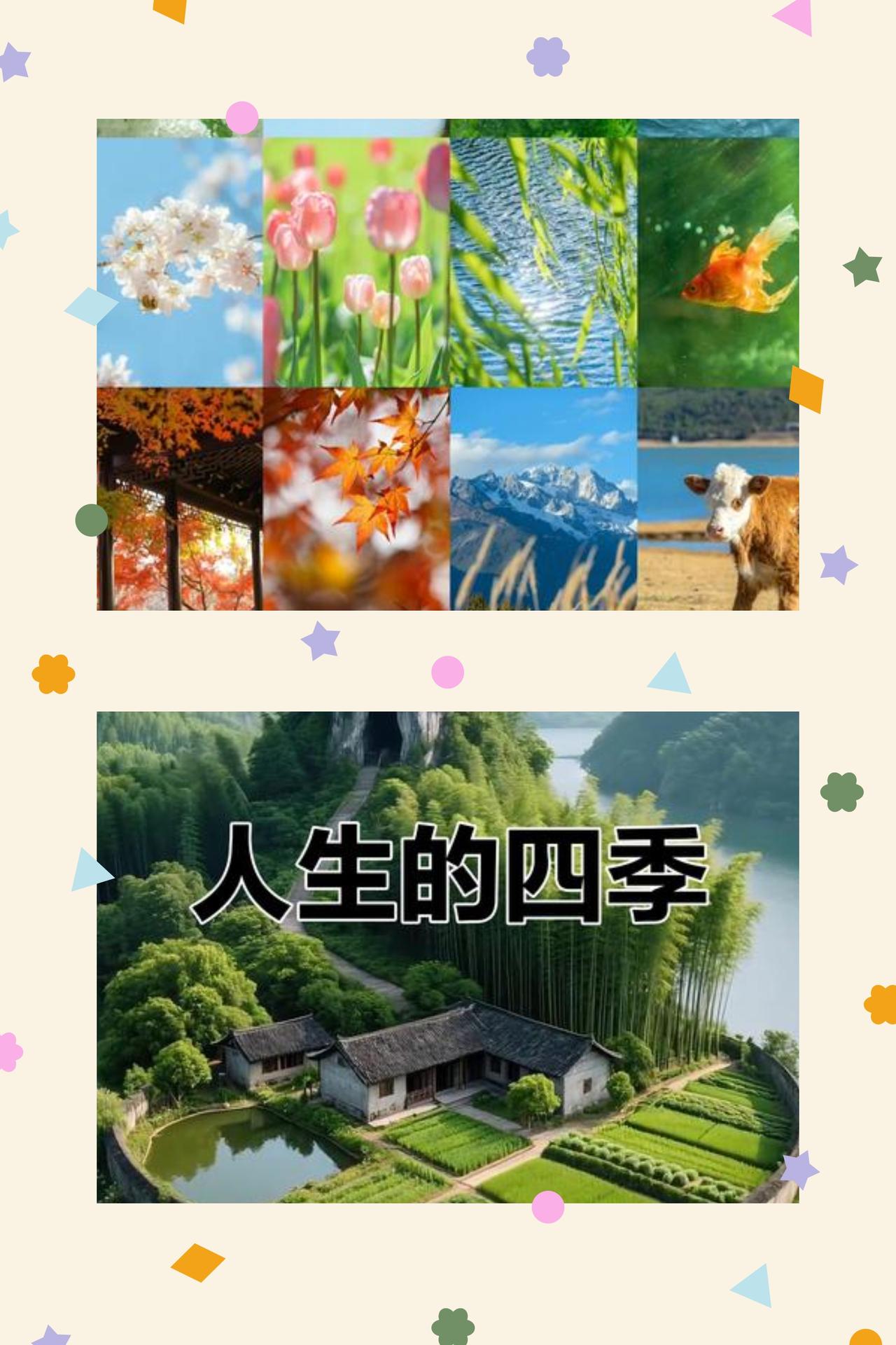 人生四季，各有风华
人生如四季轮回，从春的懵懂到夏的热烈，再到秋的丰盈，每一段时