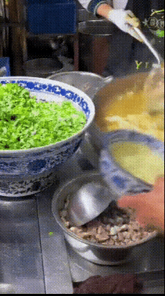 牛肉面打牛肉的时候，都是这么玩套路的😂
