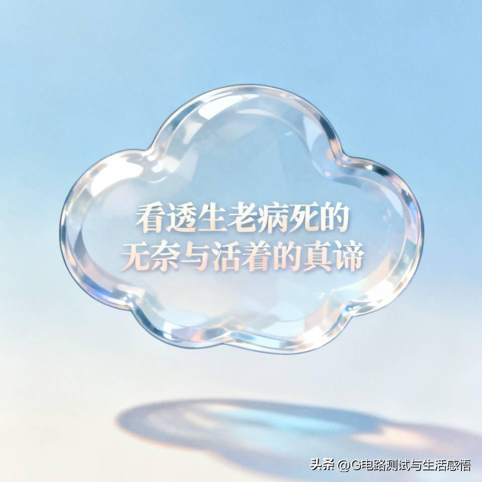 人生就是这么回事，看透生老病死的无奈与活着的真谛，这就是活明白了，给你点赞啦！