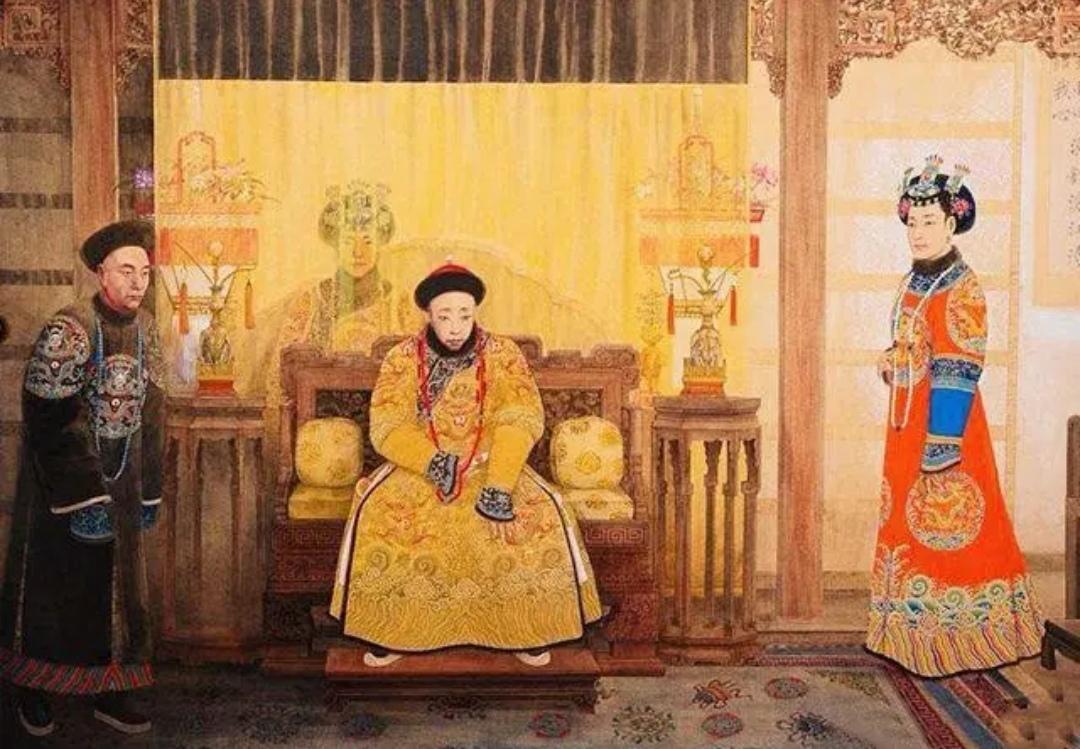 上联，慈禧孝庄两太后，垂帘听政

下联，？？？