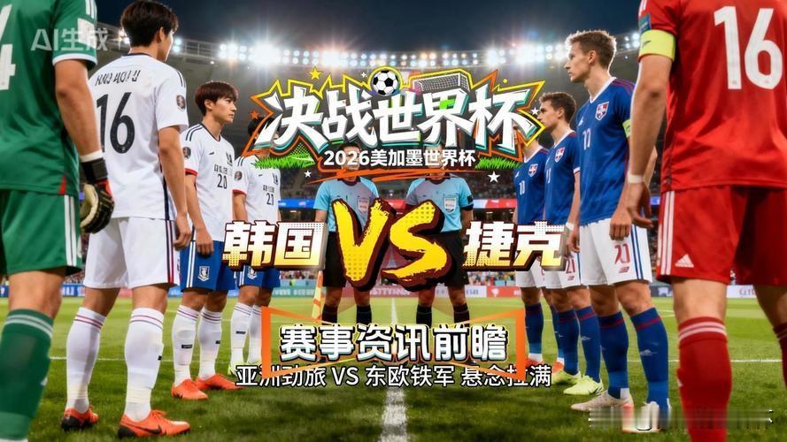 韩国对捷克的比赛即将打响，个人更看好捷克队，2:1拿下对手。

韩国队的优势在于