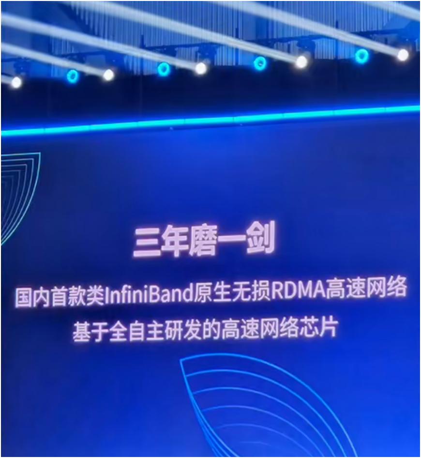 传统集群规模越大越拥堵，万亿模型训练时约40%的时间都在空等数据，陷入“1+1<