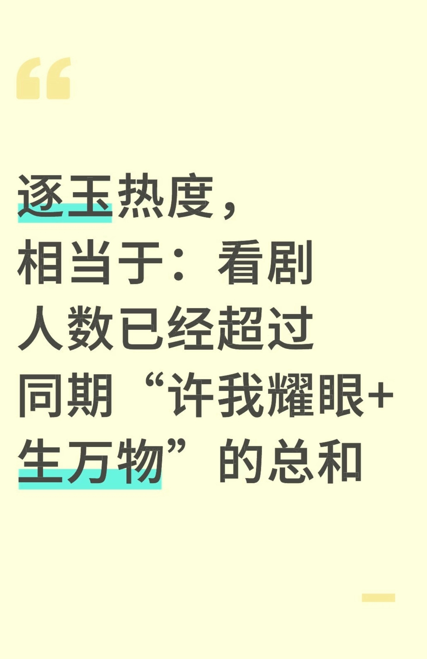 张凌赫田曦薇逐玉开播战报逐玉反派幂式赵露思《许我耀眼》第二天有婆婆梗，杨幂《生万