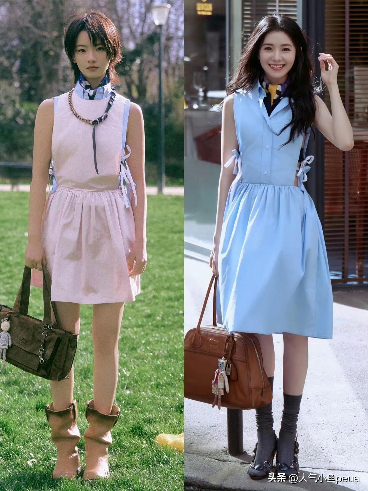 看看刘浩存和李庚希两小花在时装周的表现，谁表现更好？
个人观点:刘浩存往那一站，