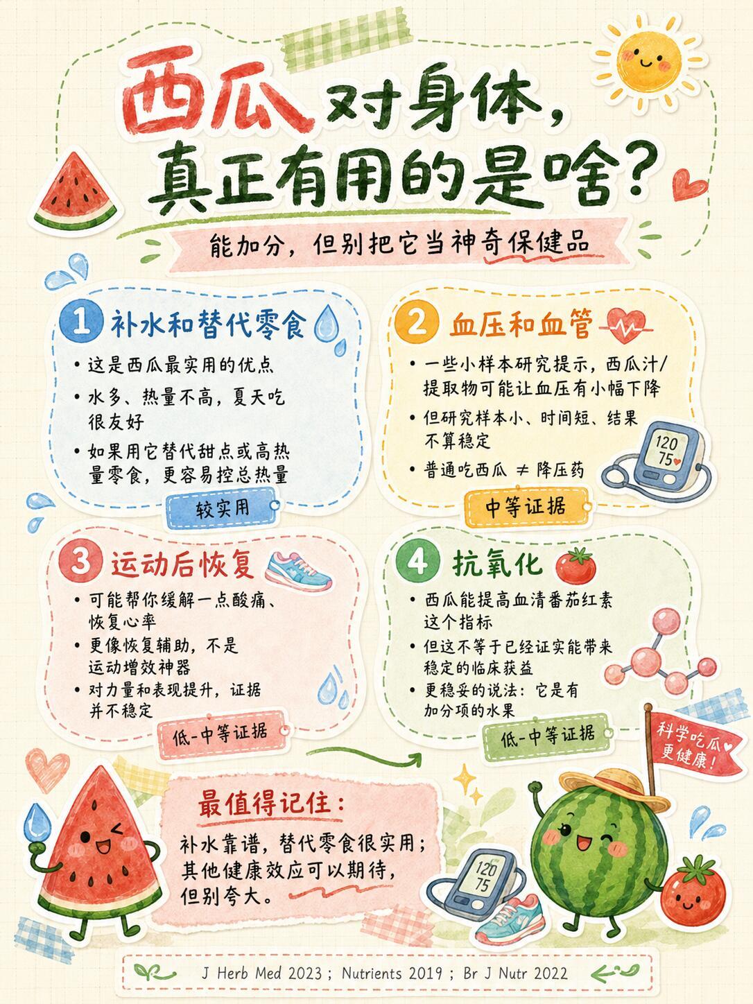西瓜的作用不止是解暑，最实在的好处，是清爽、补水、好入口。正是户外工作者所需要的