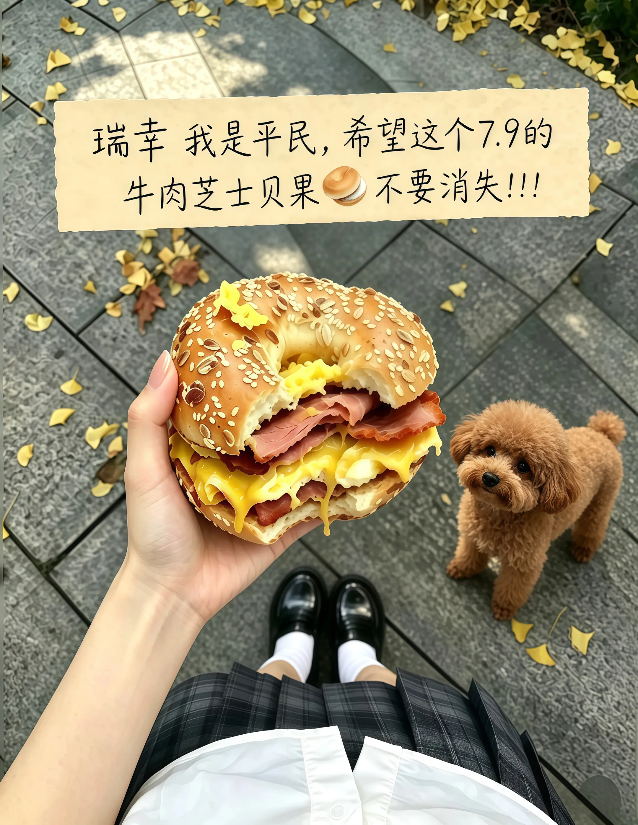 瑞幸，你转行做面包吧，馋了好久的牛肉芝士贝果重磅回归啦！