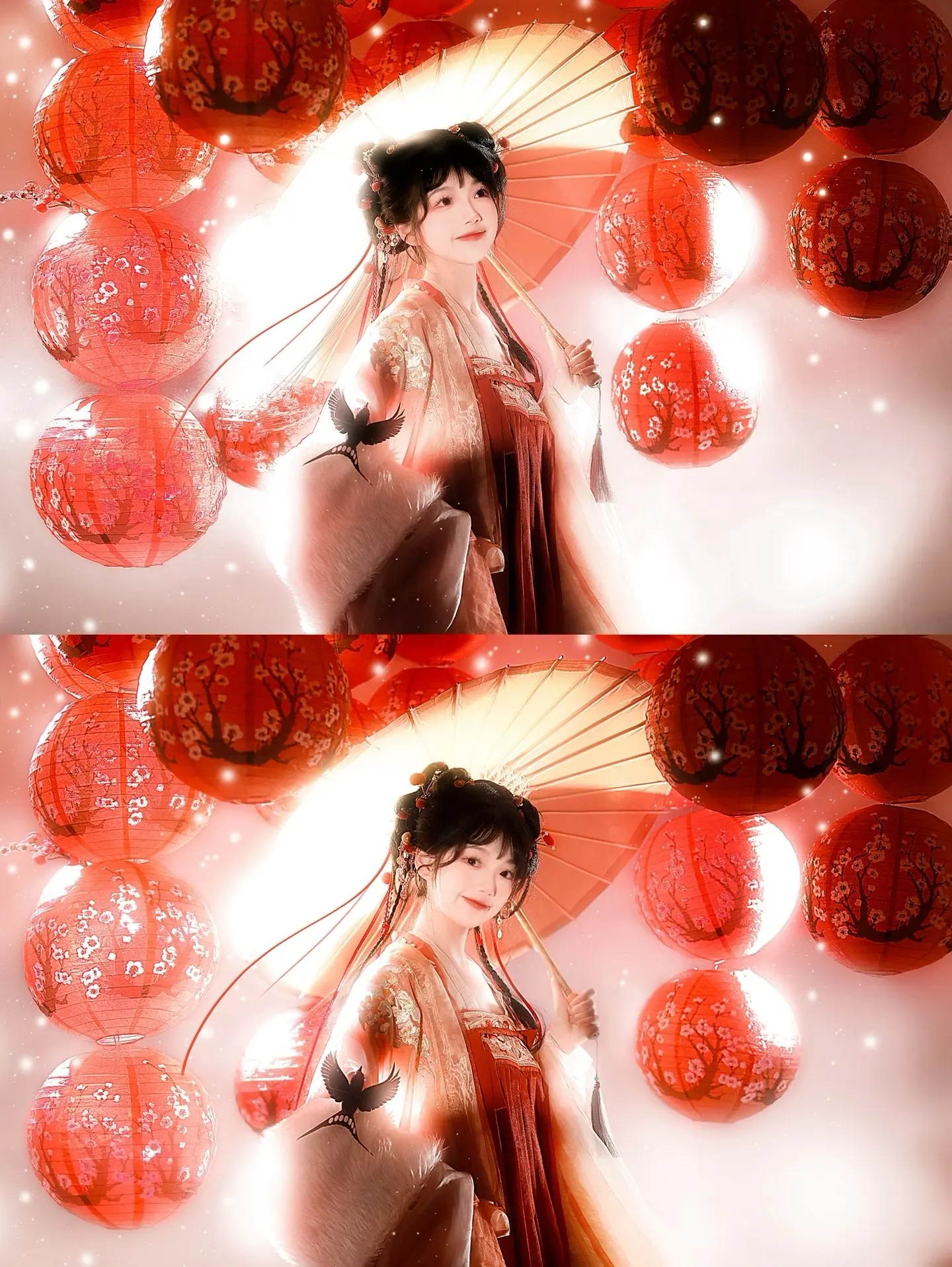 “信女希望越来越美 还吃不胖 日进都进 心想事成！”