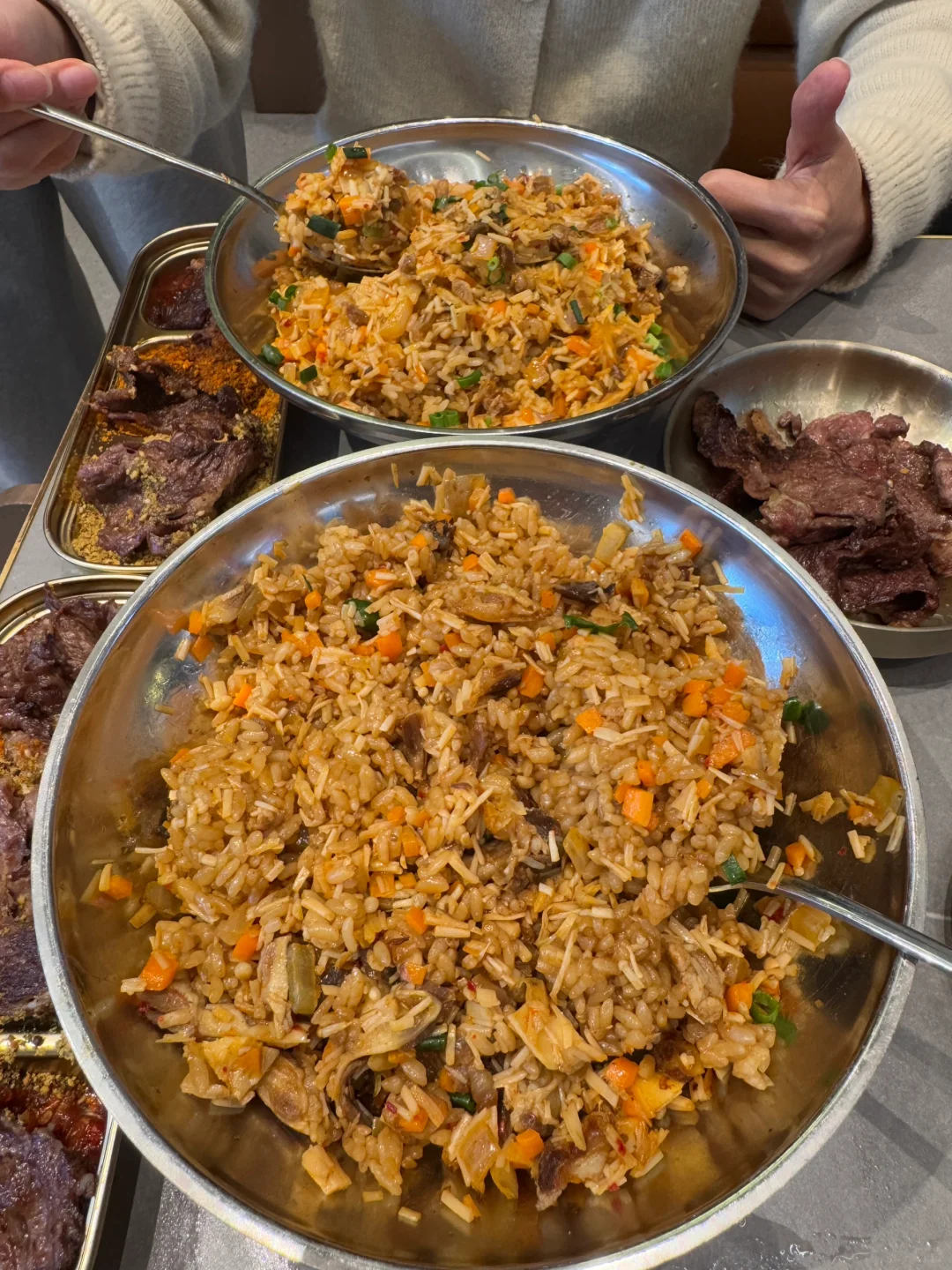 义乌极品（炒饭）好吃s了！！！塌马的。。。