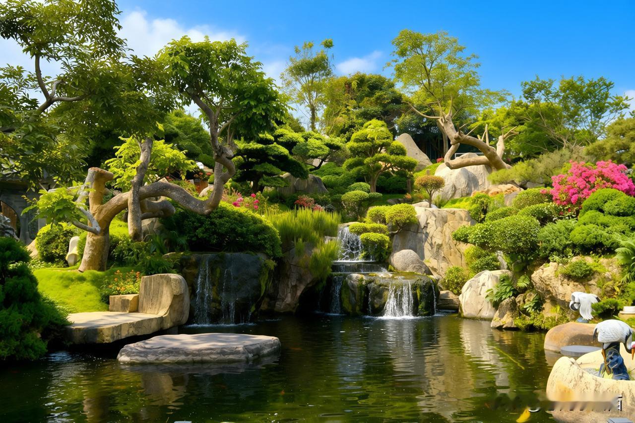 藏在顺德花卉世界的中式庭院秘境
    推开石狮子镇守的木门，便踏入了一方清幽天