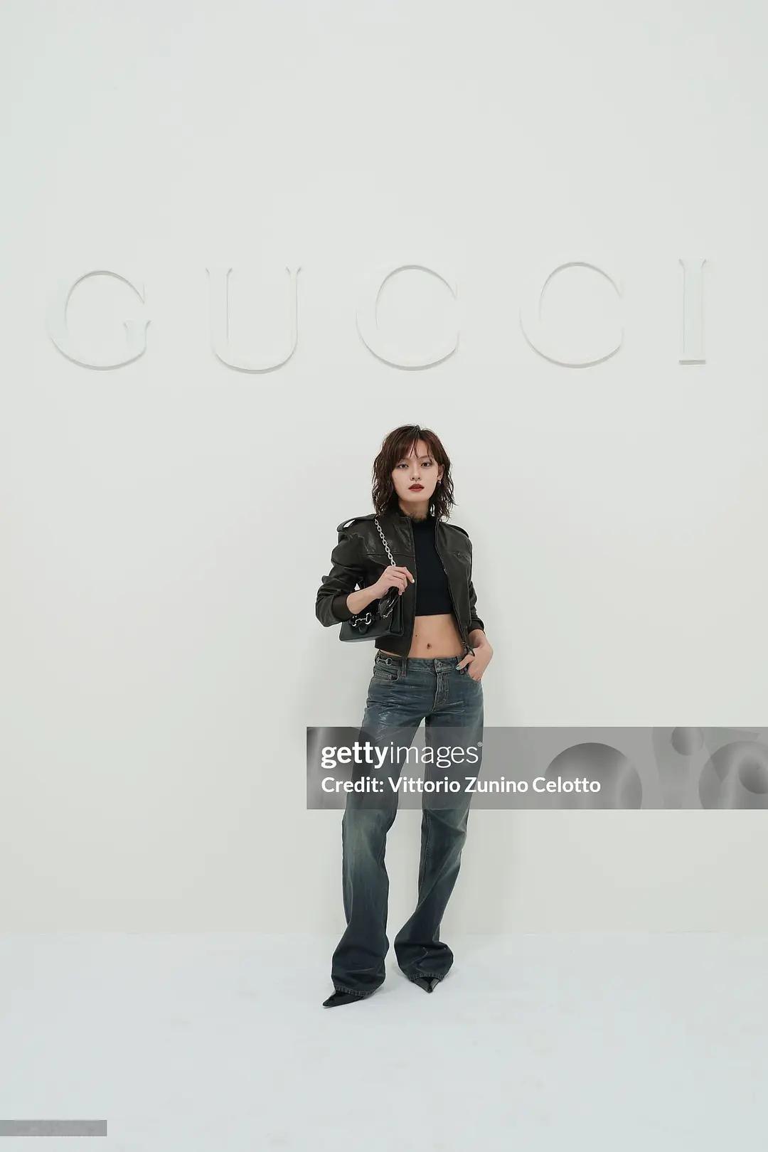 文淇Gucci国外待遇真的好 G社出图3张威龙细微倪妮各2张 ​​​