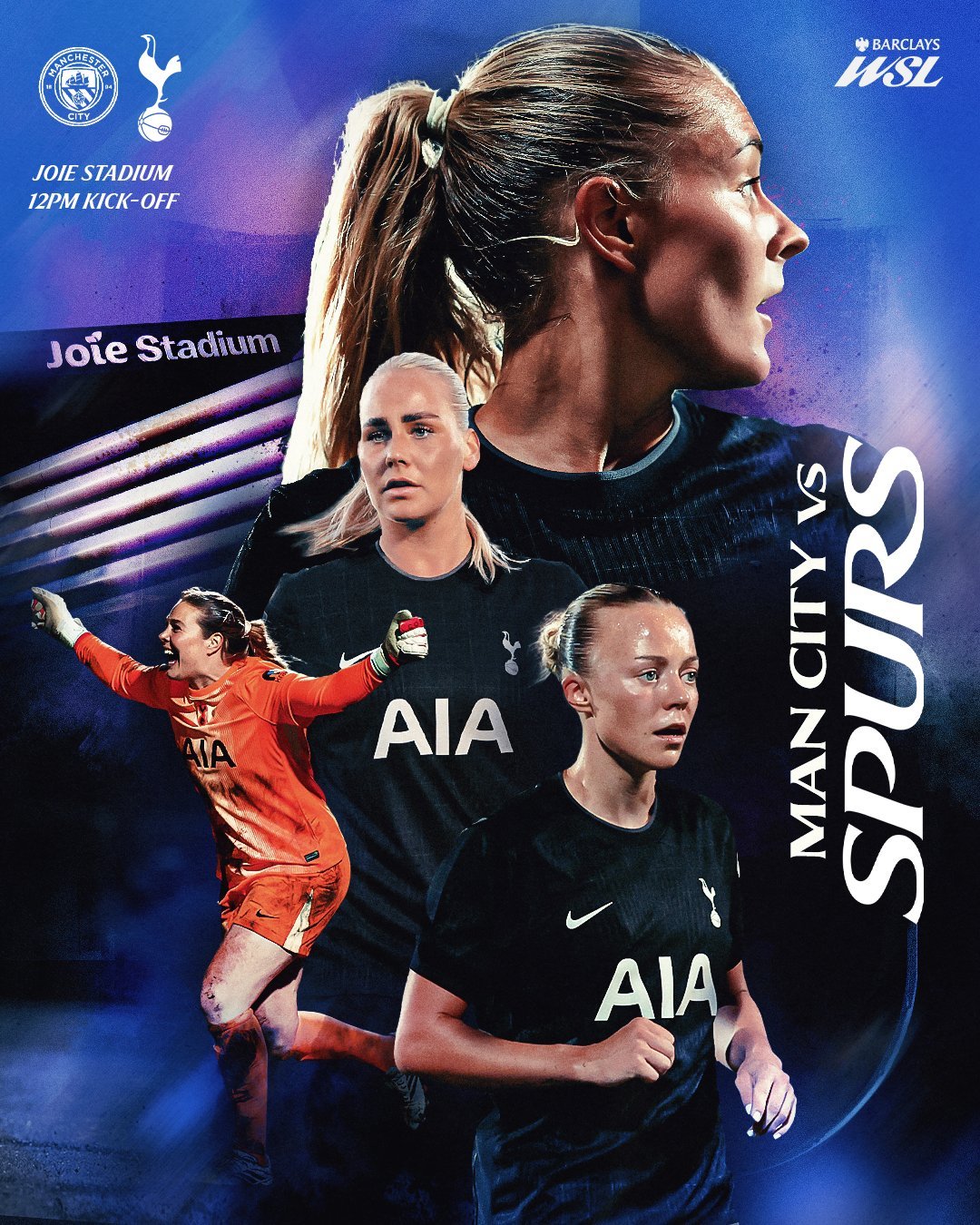 MATCHDAY 🌟🆚 曼城女足🏟️ Joie Stadium🏆 英超女