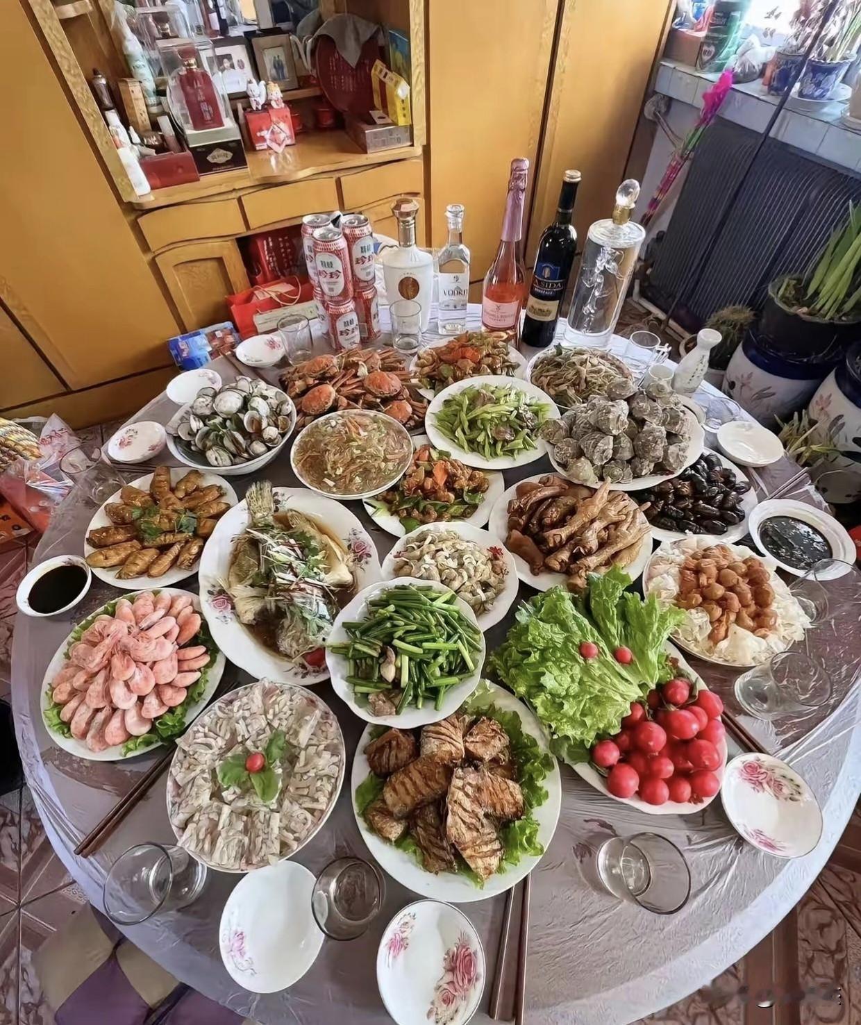 亲家第一次上门，这一桌菜诚意满满。
