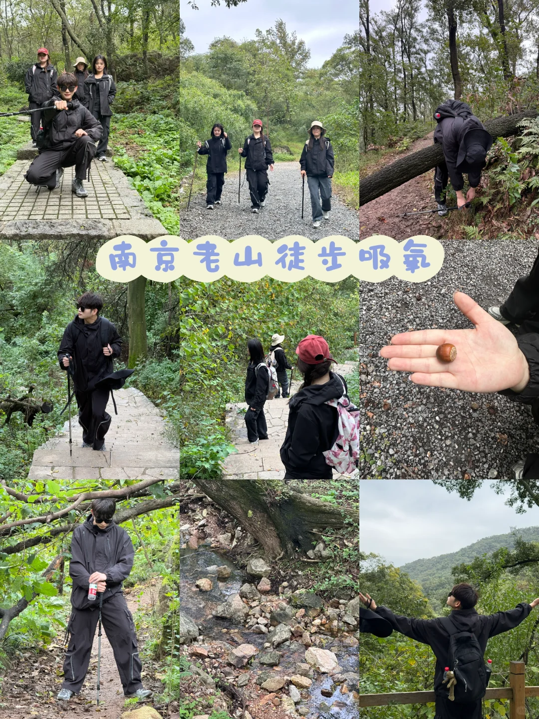 南京老山⛰️徒步吸氧，老母猪沟喝咖啡☕