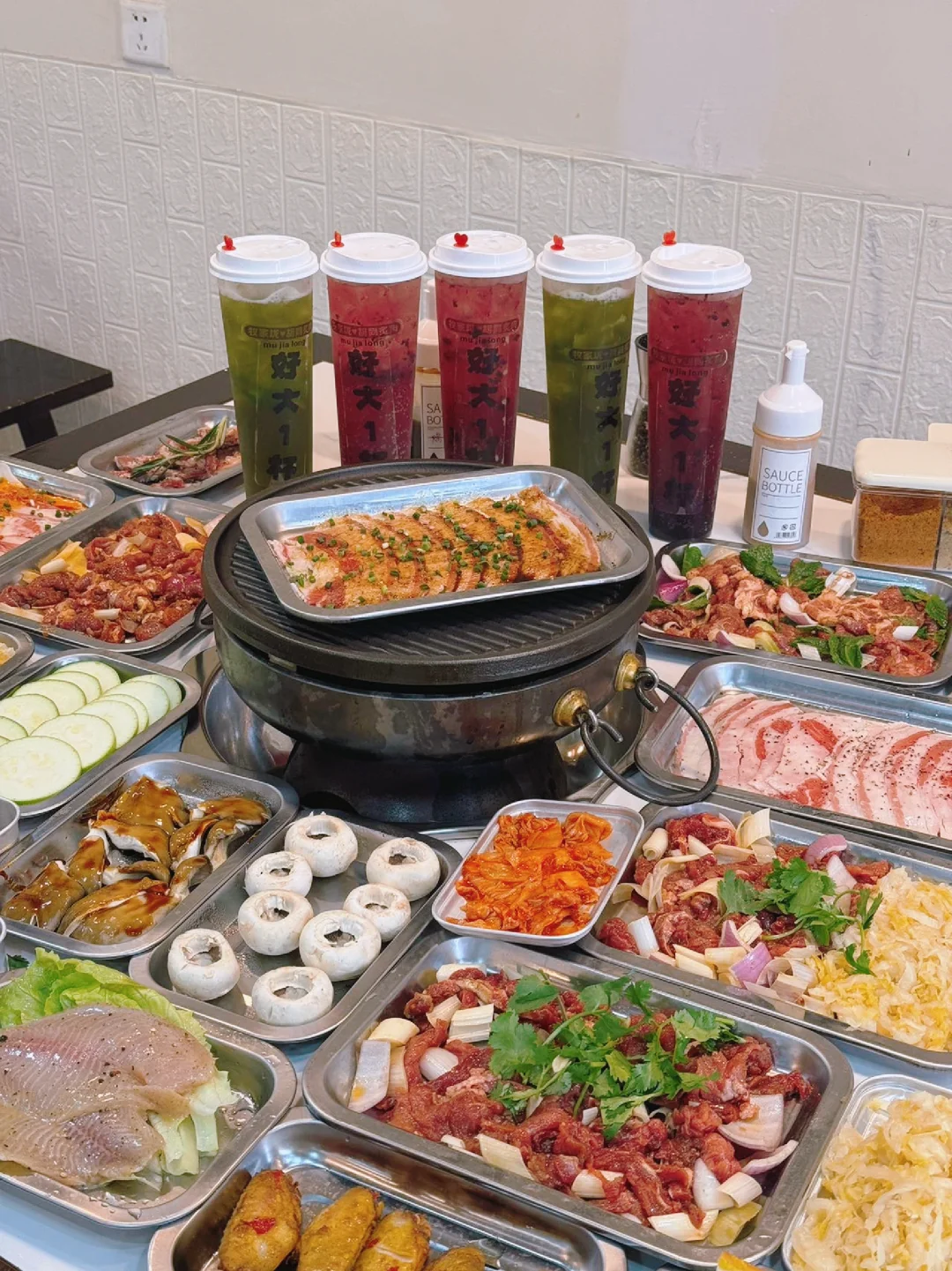 接地气烤肉！纯铁铸炙子烤肉太美味了