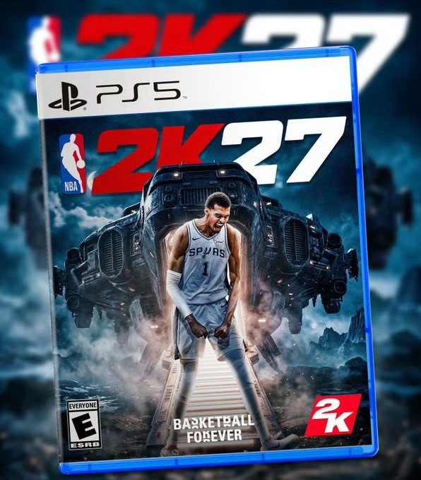 Shams：文班亚马成NBA2K27封面人物！文班亚马成NBA2K封面人物