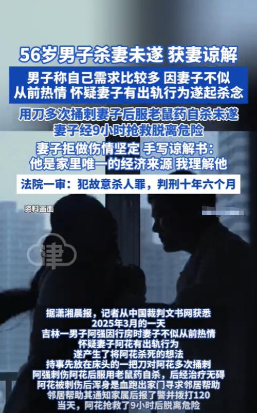 一纸谅解书，能不能让一个因猜疑闯下大祸的丈夫重新回到家庭？不少人觉得，只要受害一