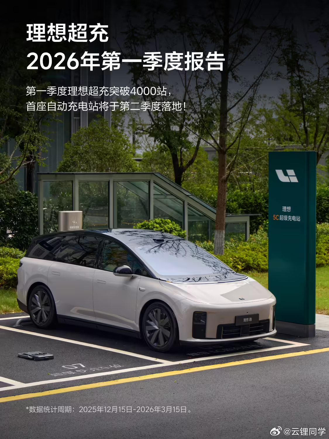 Li Auto建站速度挺快的，覆盖率也高起来了更重要的是，今年的宣传图也更加注意