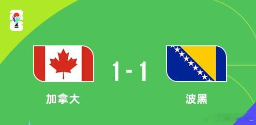 ⚽️ 世界杯 村长有话说 加拿大 1-1 波黑 赛前不少人看好加拿大能够顺利拿下