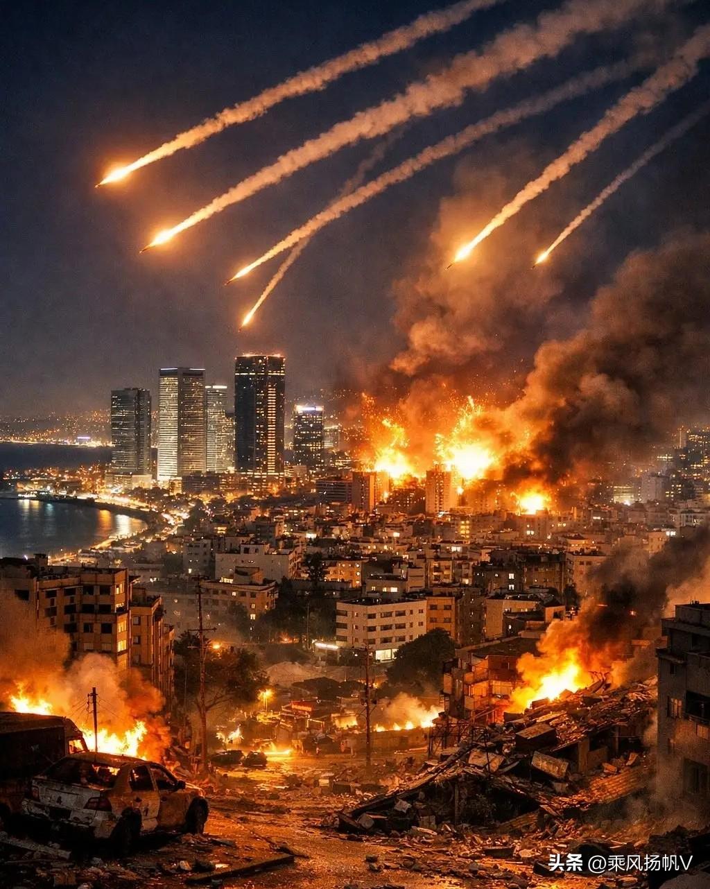 战斗打响！美国和以色列联合对伊朗发动了导弹袭击，伊朗首都德黑兰传出爆炸声，城市上