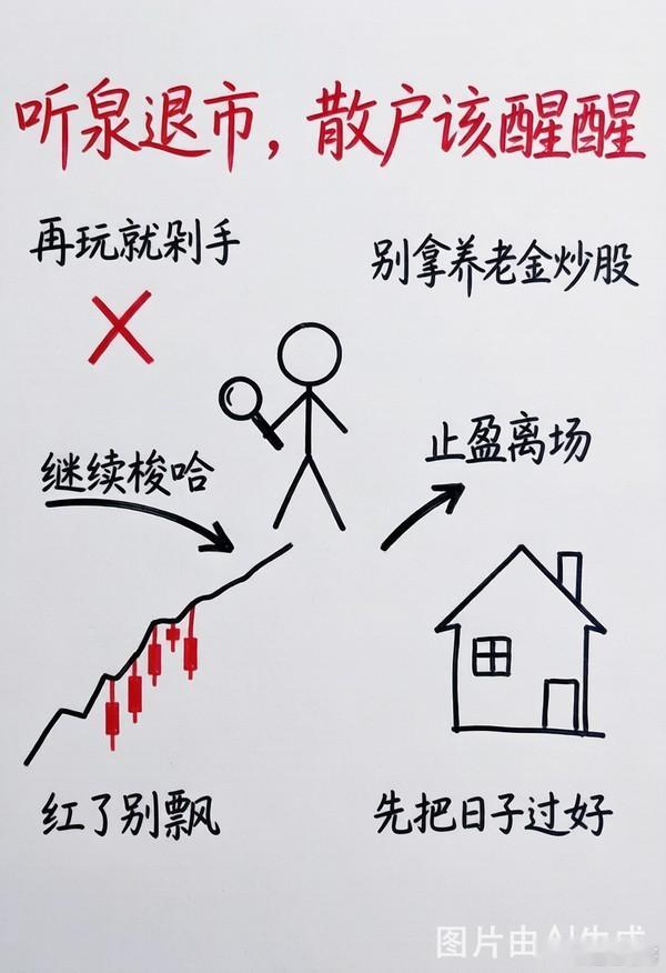 网红「听泉鉴宝」直播宣布彻底告别股市，喊话「再玩就剁手」，甚至因催父母拿养老金炒