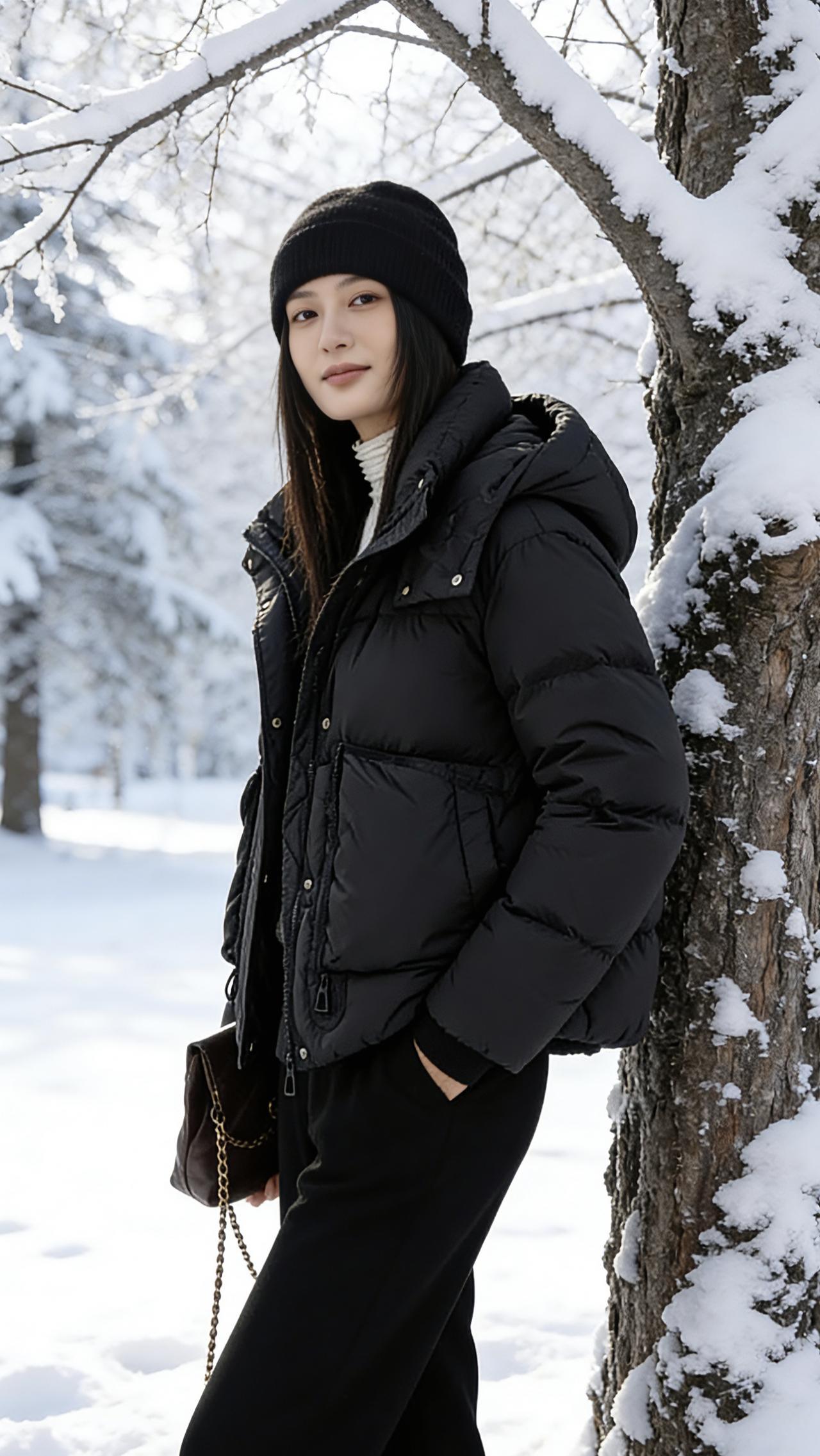 爱了爱了 保暖穿搭 冬季穿搭 外套女装穿搭