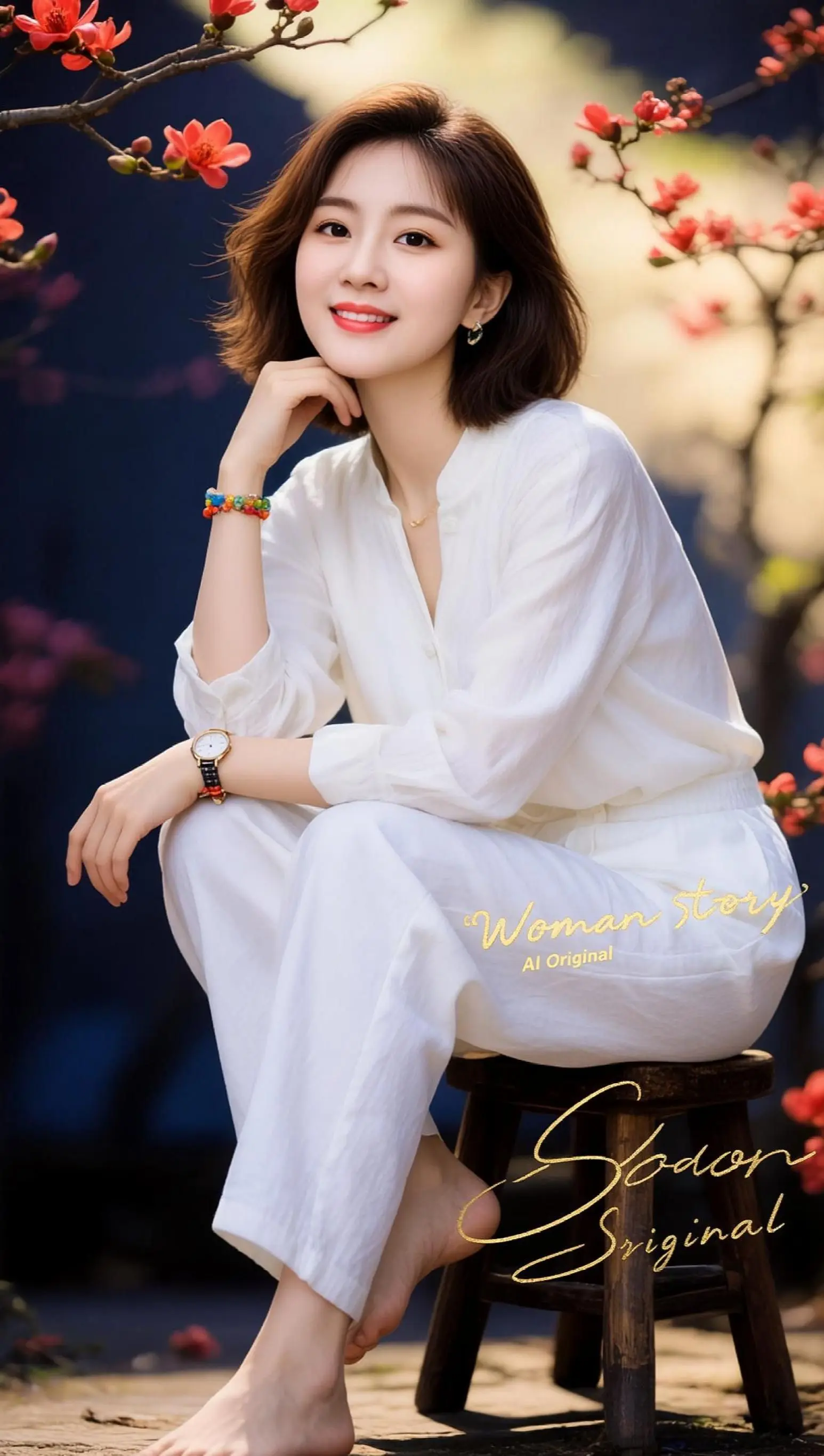 AI春日优雅写真 随变ai随便玩