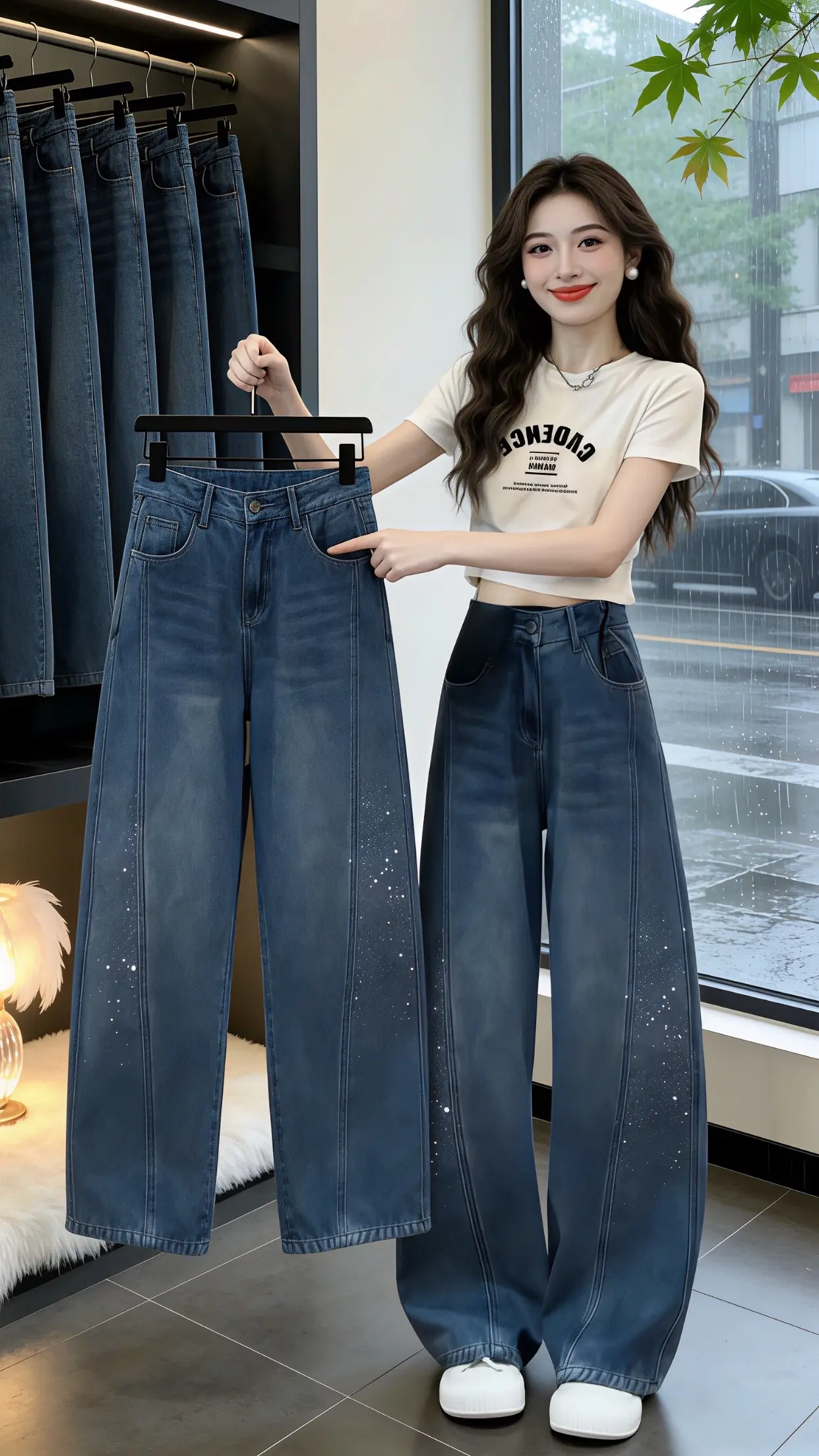 梨型身材必入牛仔裤 阔腿裤穿搭 夏季女生穿搭 穿出自己的风格 春款上新