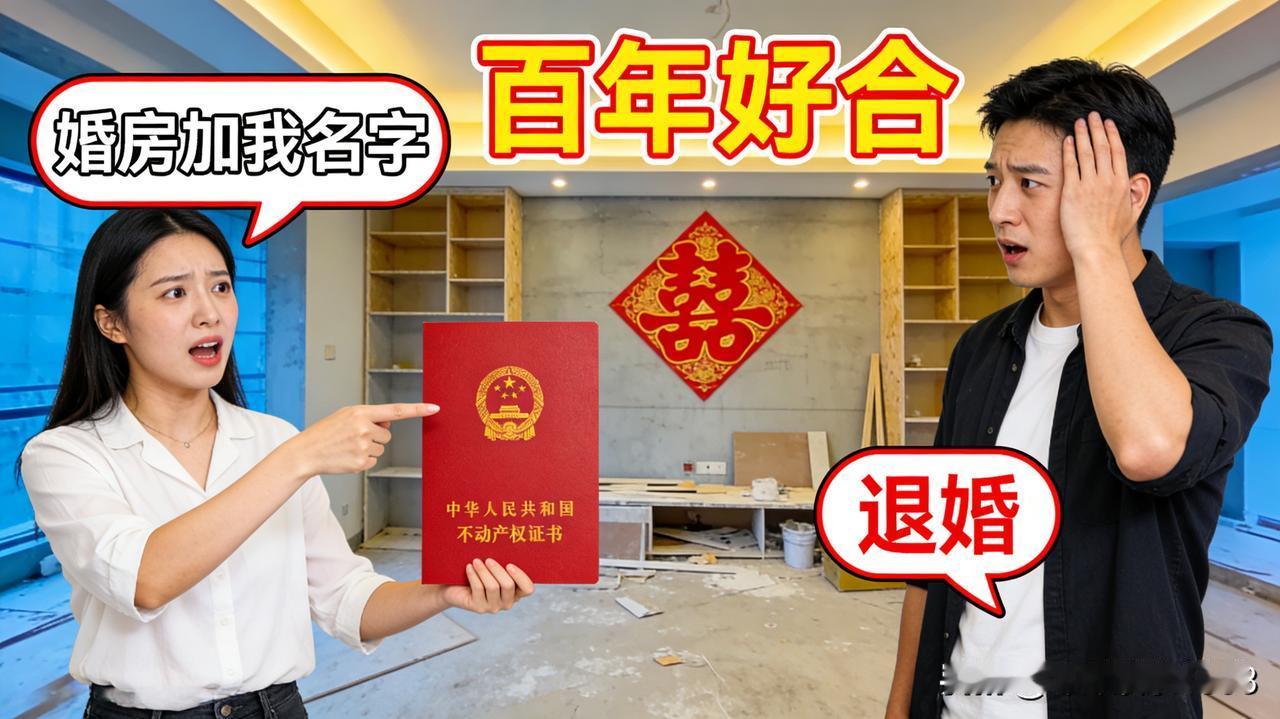 婚前买房男方全款出资，女方要求加居住权却不还贷，男方怒退婚，这婚还结不结？这事最