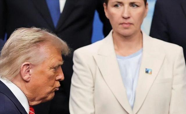 美国 多半不敢用武力强占 格陵兰岛 了，因为 丹麦 首相弗雷泽里克森说了这么一句