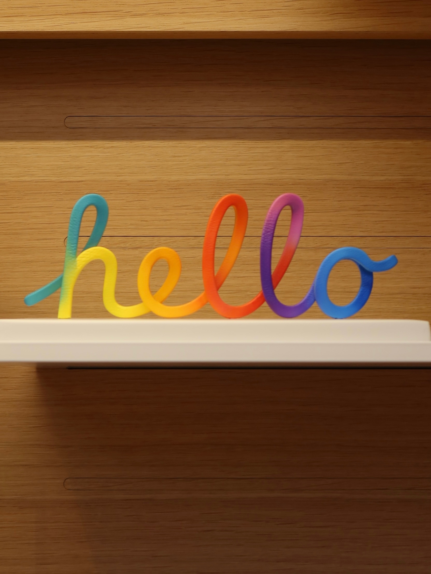 Apple静安的彩虹“hello” 上海·Apple(静安)