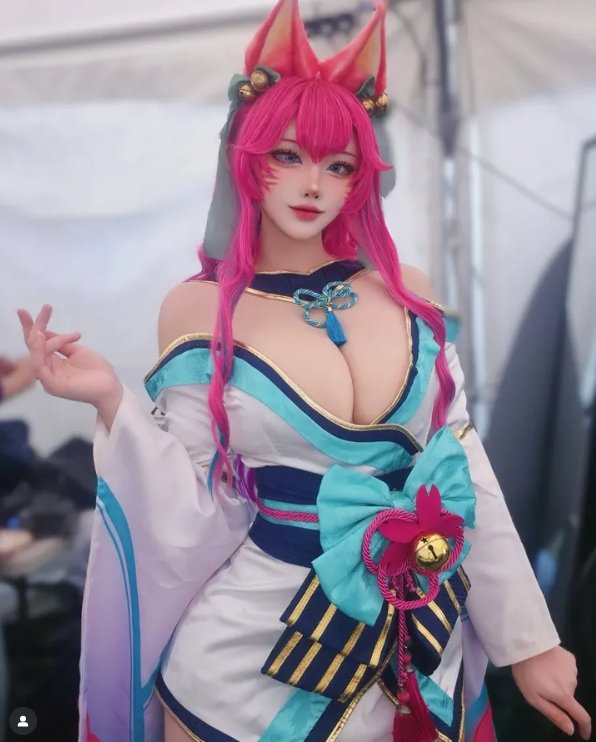 韩援还是太权威了！韩国Coser yasal灵魂莲华阿狸：这阿狸不削怎么玩？这合