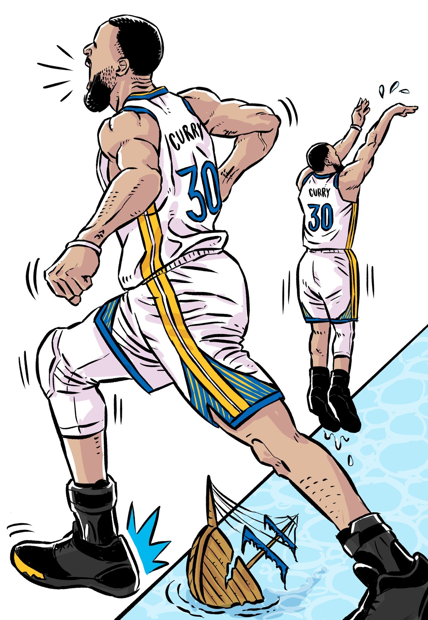 能看到对狄龙做night night手势吗👀勇士vs太阳nba附加赛