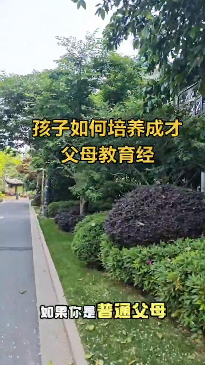 孩子如何培养成才？
孩子只有开心了才能开窍，开窍了才能成才。如果你是普通父母，没