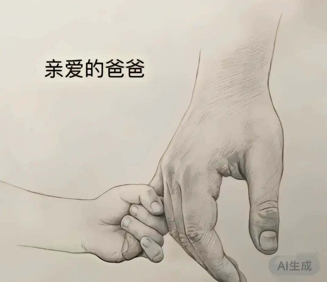 万般想念  不复相见 一转眼，您已离开一个月。从此爸爸这两个字，是我不...
