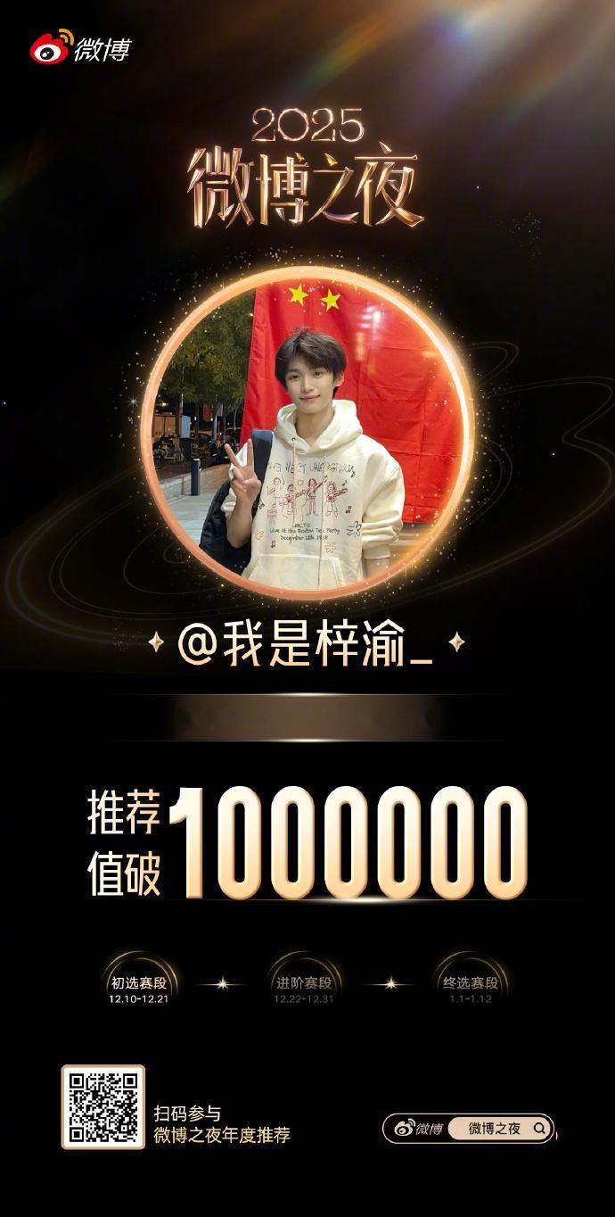 梓渝田栩宁星光人物推荐值均破100万梓渝田栩宁断层领先星光人物  梓渝田栩宁星光