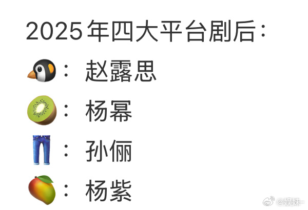 赵露思，孙俪，杨紫，杨幂的剧我都会看，都喜欢 