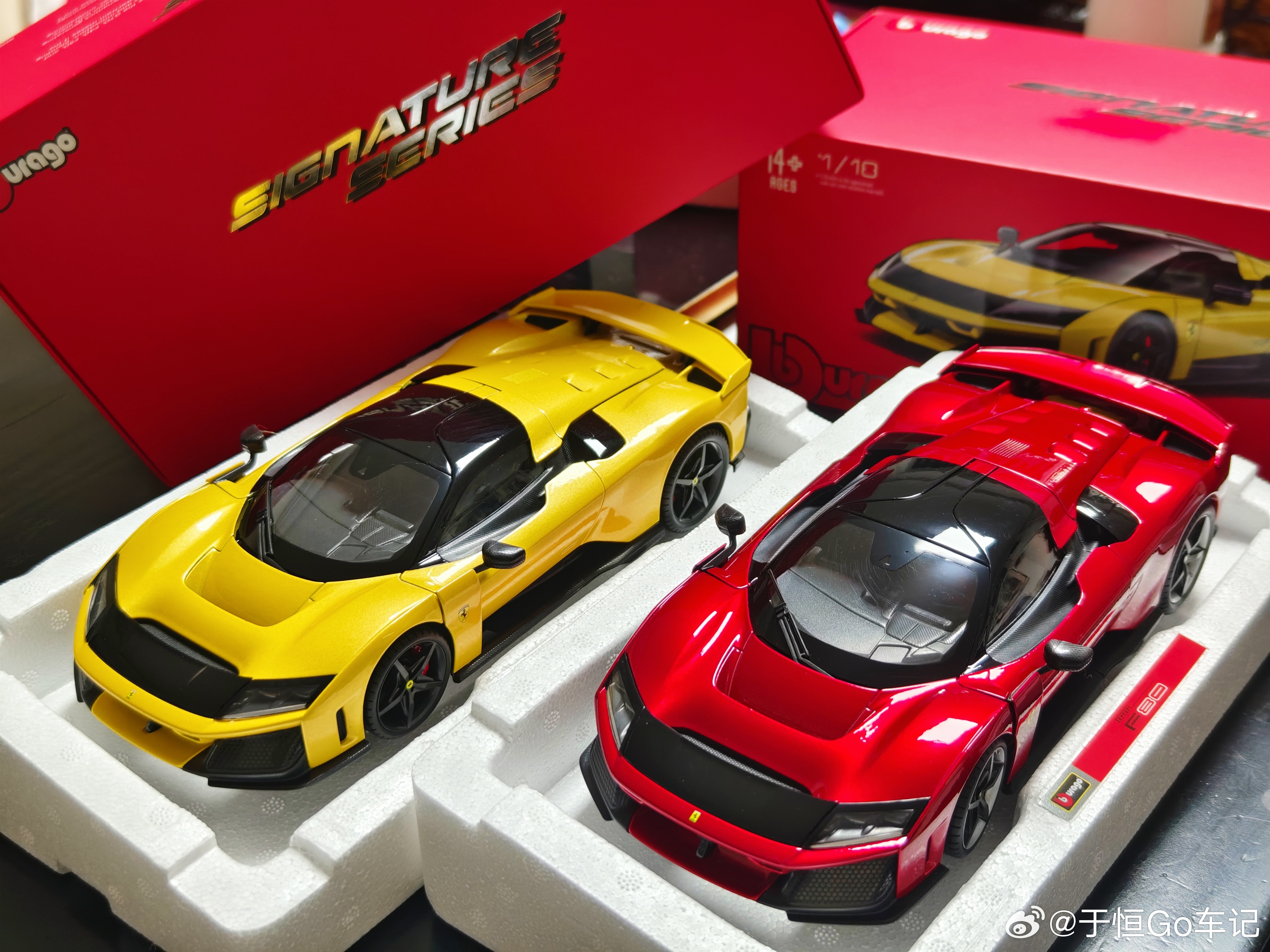 比美高的法拉利F80到了红色好看还是黄色好看？准备两台自己留一台，还一台拿来抽奖