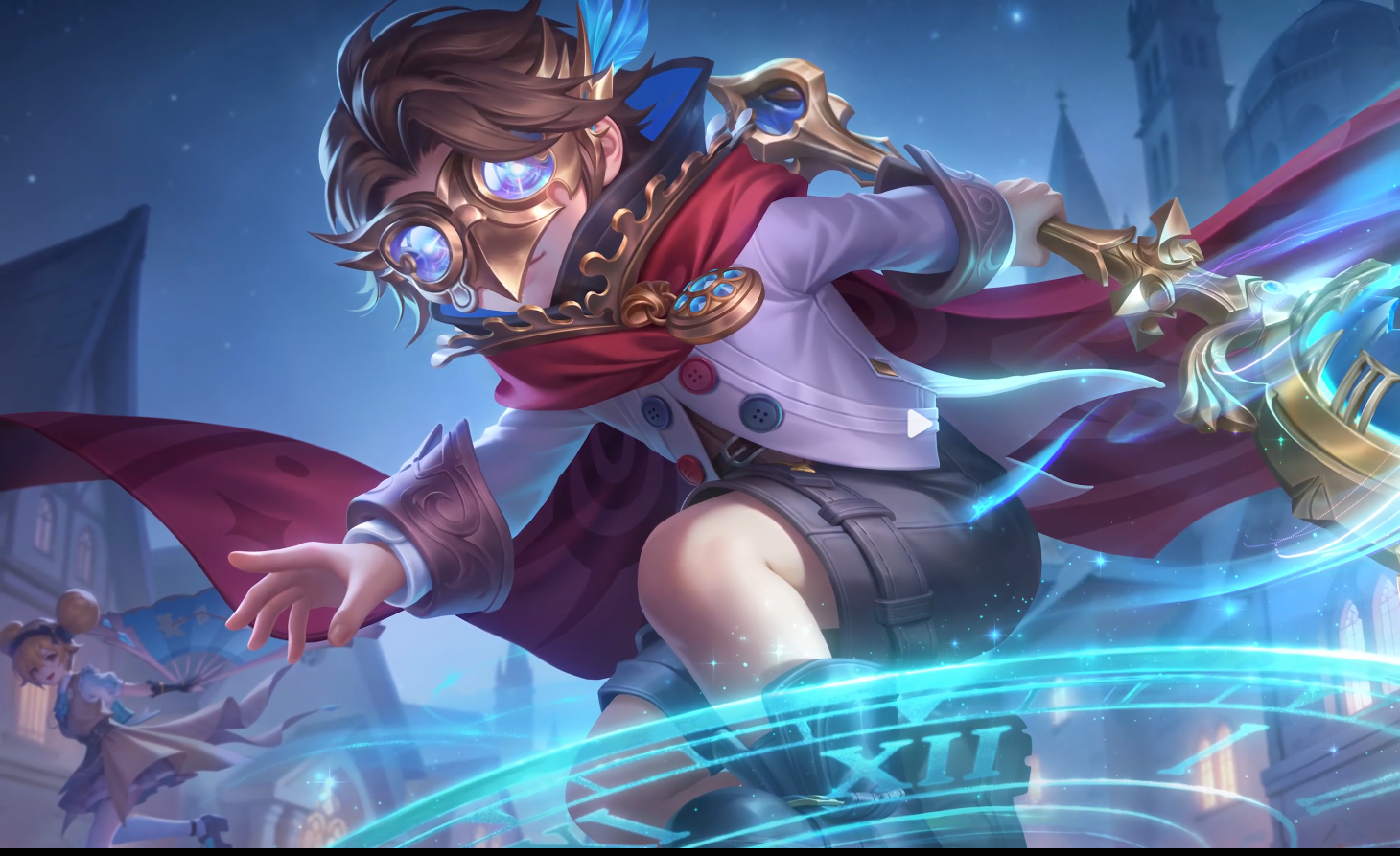 鬼谷子又喜提勇者皮了，和乔妹同系列，月度礼册免费获取王者荣耀王者荣耀王者鬼谷子新