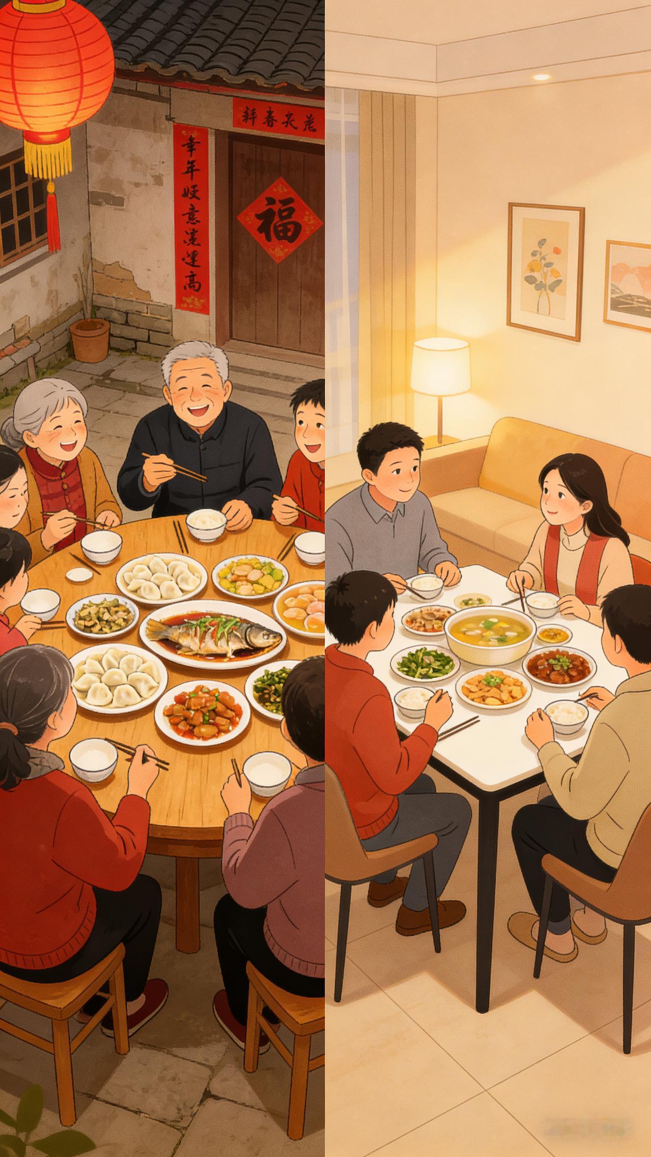 **物质丰盈稀释了仪式感**。过去，穿新衣、吃佳肴是攒了一年的期盼，如今已成为日