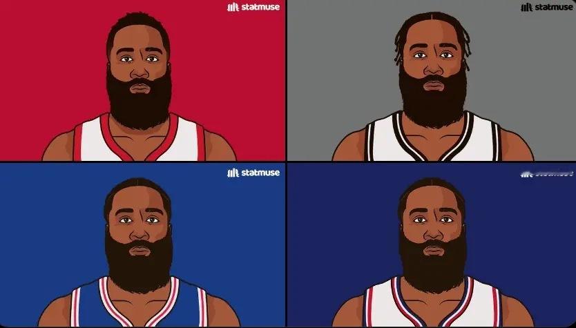 失望吗？哈登已经在4支不同的球队输掉过抢七大战今日NBA季后赛掘金120-100