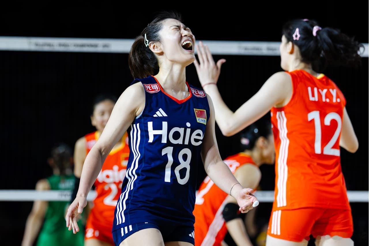2025年女排世锦赛 中国女排3比1墨西哥女排 (22-25，26-24，25-