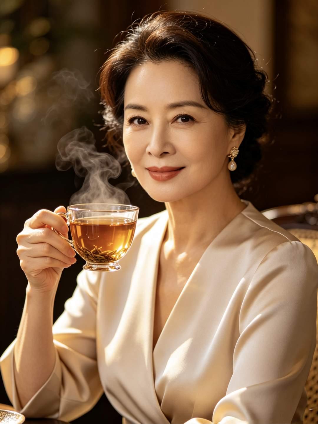 不管长得多么老，
只要自己心态好。
日子从容少烦恼
不攀不比乐逍遥。