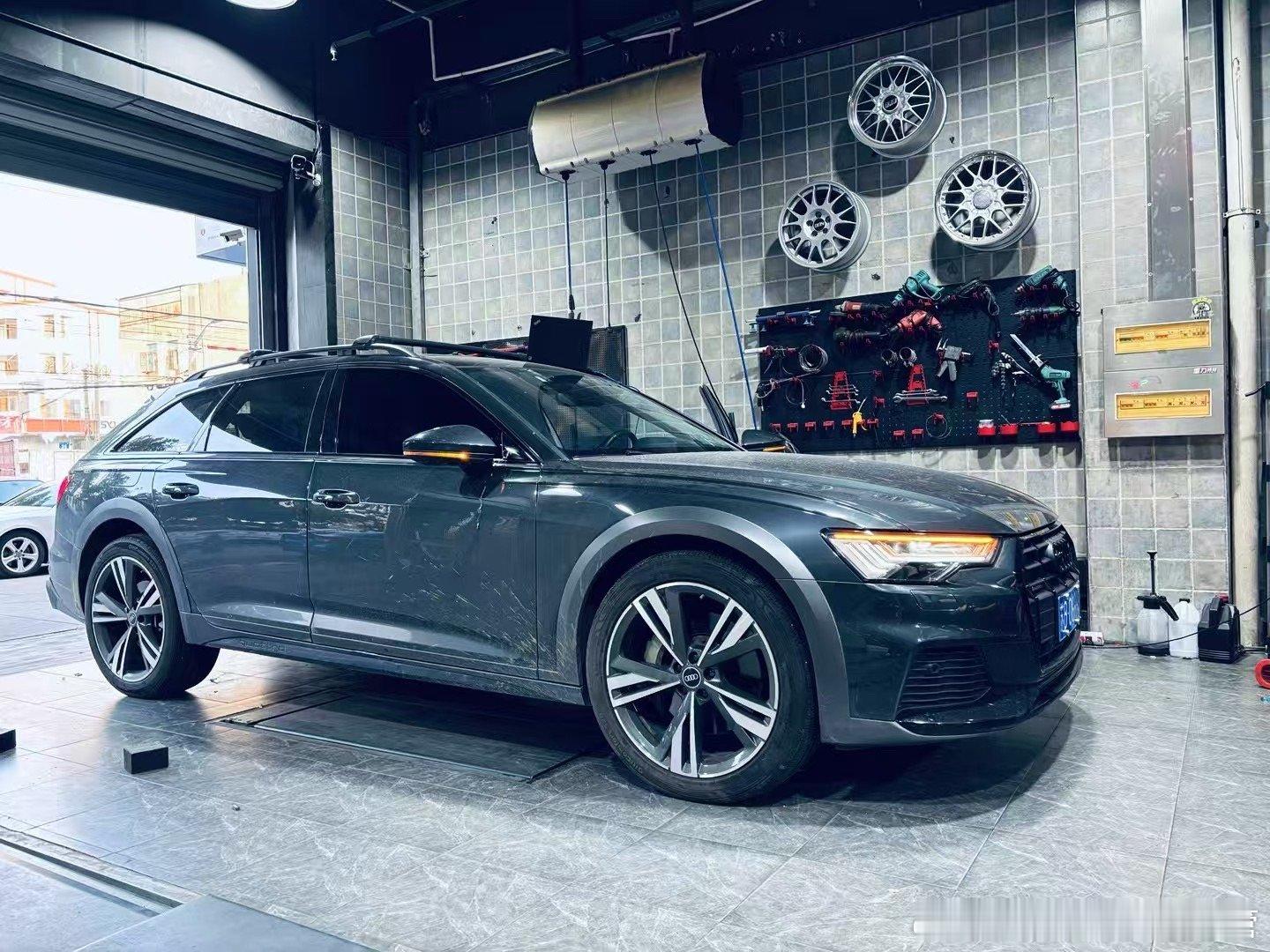 22款 奥迪A6 C8 3.0T 升级CSK头段200目，Snow中冷和涡轮管，