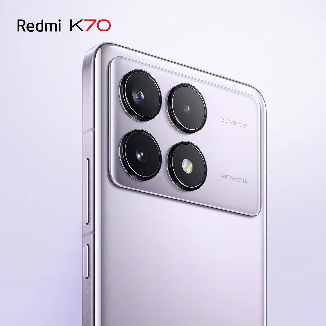 这次Redmi K70的「浅茄紫」和「竹月蓝」配色还是挺不错的！[鼓掌]