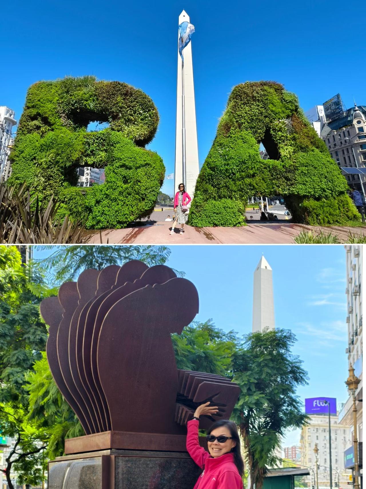 漂亮的布宜诺斯艾利斯
除了五月广场，共和广场上的方尖碑（图1-3）是布市绝对的地