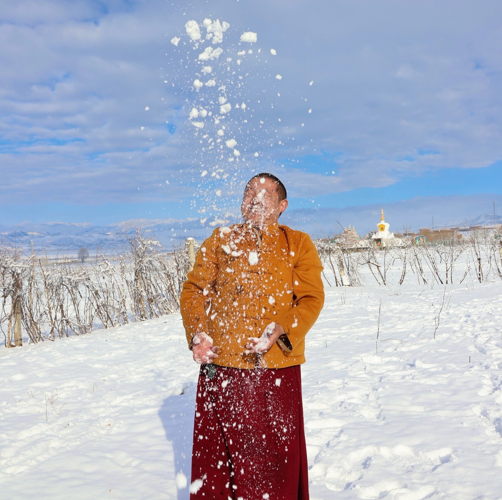 心中无尘，心自安。烦恼由心生。同一桩事，想得少则无忧，想得多则是自寻烦恼；同一个