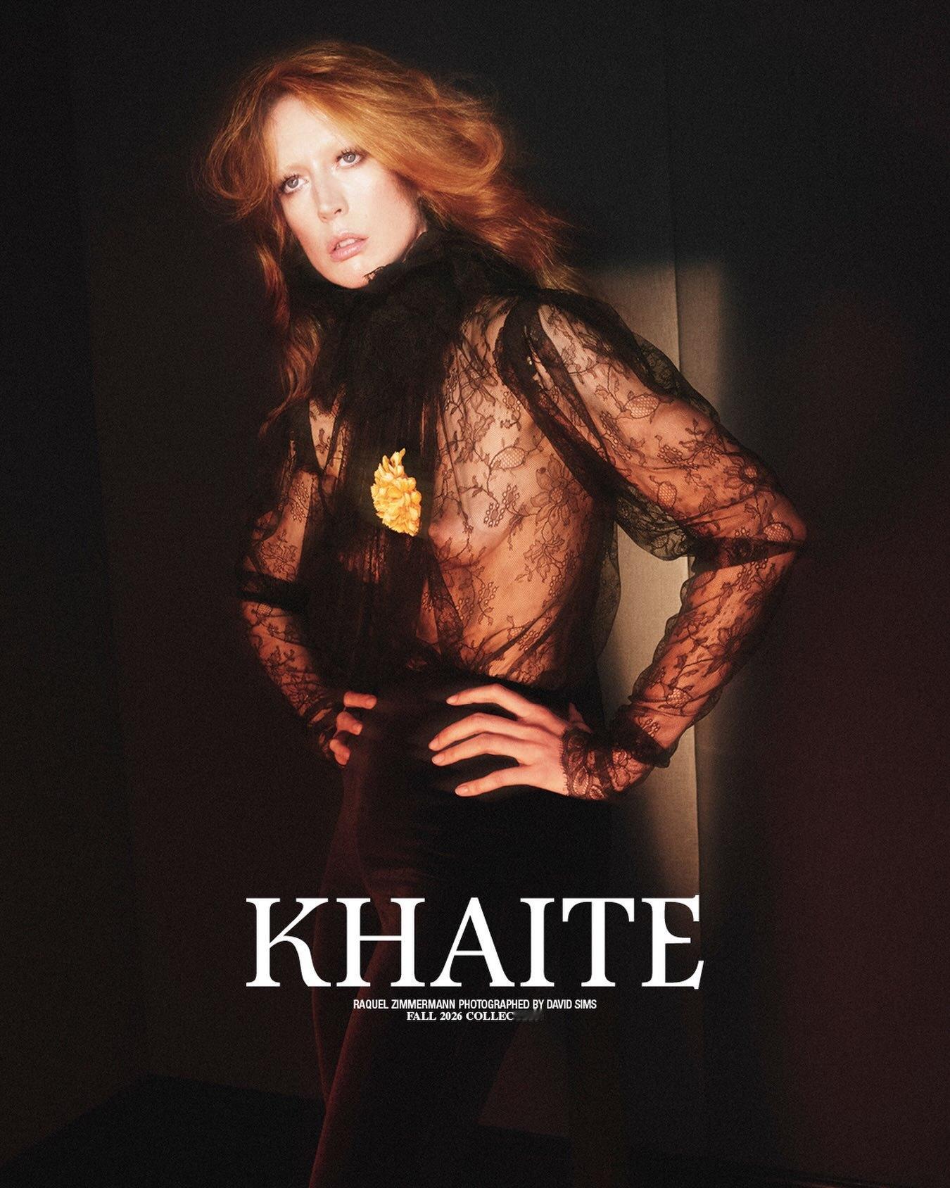 KHAITE FALL 2026 CAMPAIGN摄影：David Smis造型